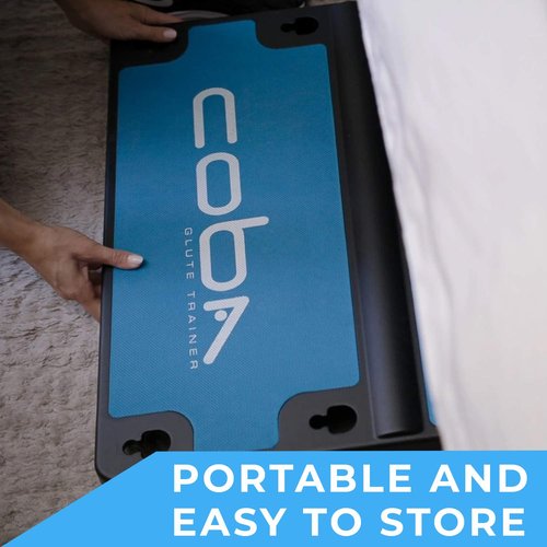 COBA Board Glute Trainer - Home Workout System, Core, Booty & Glute Exercise Machine, Portable Home Gym Full Body Booty Band Trainer with Free Videos