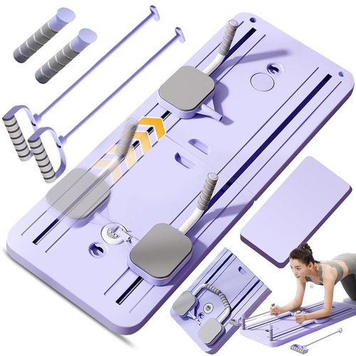 Pilates Board, Multifunctional Abdominal Board, Ab Core Trainer, Ab Trainer Machine, Ab Board, Exercise Board, Abs Workout Equipment, Core Workout Equipment (Purple)