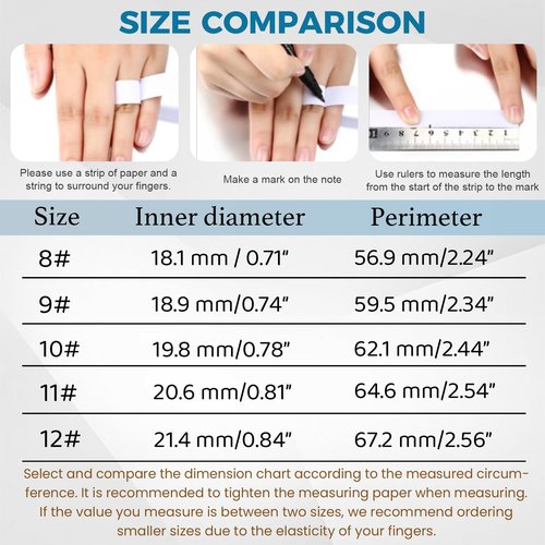 Smart Ring for Women Men Fitness Tracker with Blood Pressure,Heart Rate,Sleep Monitoring,Step Counting,for iPhone and Android,Waterproof smart blood pressure monitor,No Subscription Fees,Gold 9 size