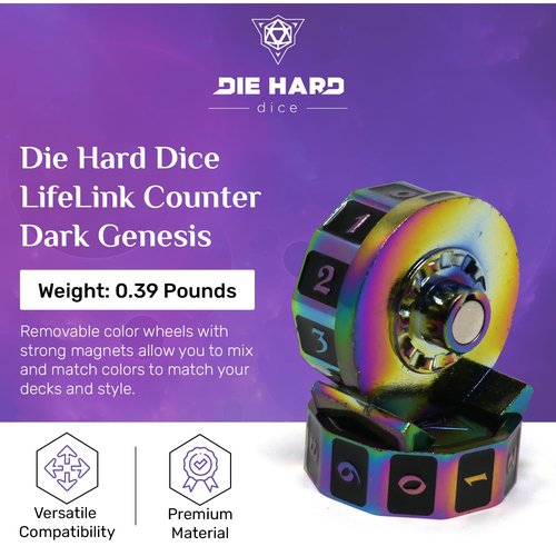 Die Hard Dice LifeLink Counter for MTG - Corrupted Forest: Enhance Your Gameplay with Elegant Life Tracking