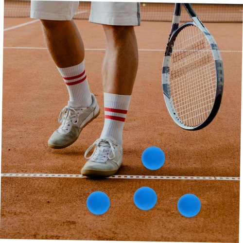 WHAMVOX 4 Pack High Elastic Squash Training Balls Rubber Squash Racket Balls for Kids Adults Bouncy