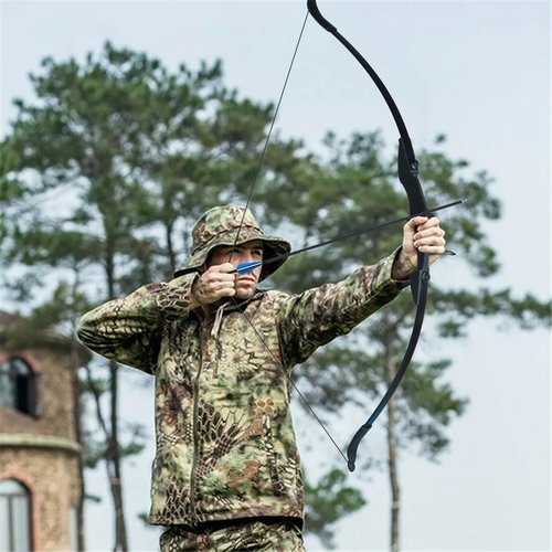 NorthSpoor Recurve Bow and Arrow Set，Detachable Archery Adult Bow Left and Right Hands 40lbs Suitable for Outdoor Practice