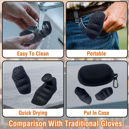DSCMLIS Workout Grips, Weight Lifting Grip, Ergonomics Anti-Slip Rubber Gym Grips for Men and Women Weightlifting, Pull-Ups, Fitness and Bodybuilding to Protect Palm