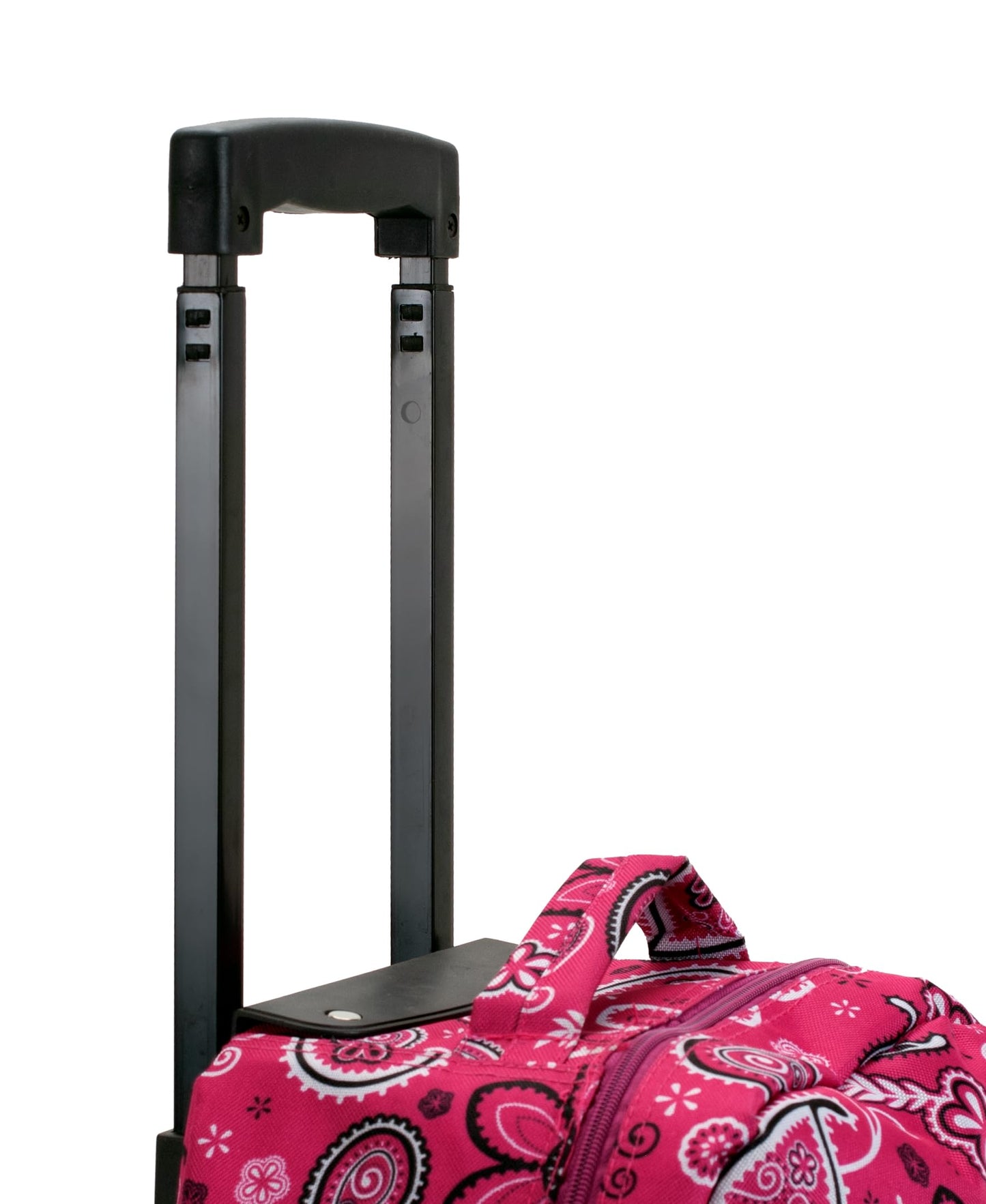 Rockland Double Handle 17" Rolling Backpack, Bandana