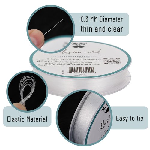 Mr. Pen- 218 Yard Nylon Fishing Line, Clear String for Hanging Decorations