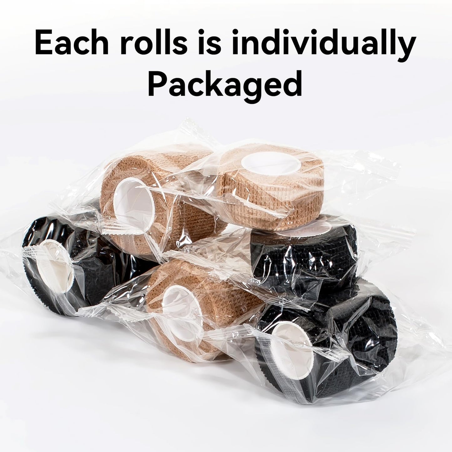 JHGIC Self Adhesive Bandage Wrap,Bandage Tape,Medical Tape,Vet Tape
