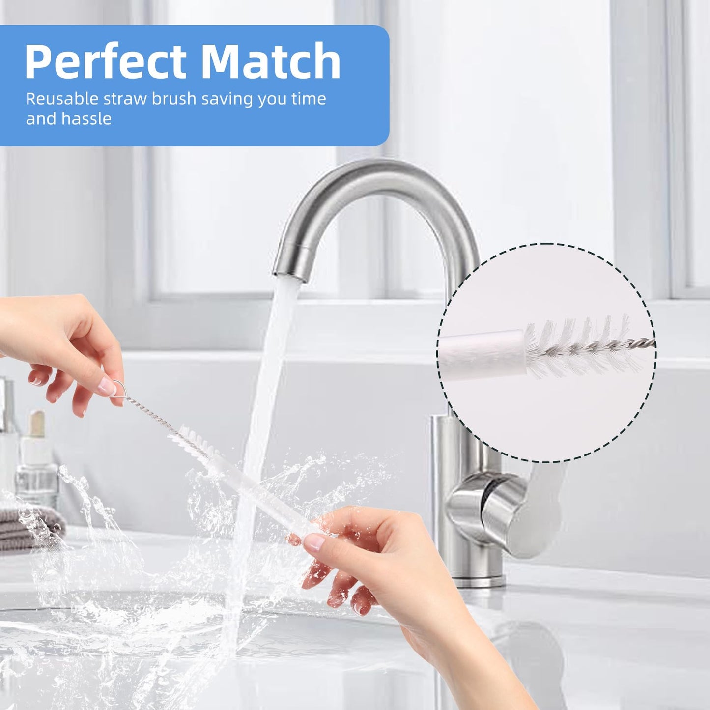 Water Bottle Cleaner Kit for Owala 24/32/40oz,3 Pack