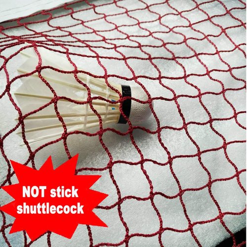 DOURR Outdoor Indoor Badminton Net Replacement with Steel Cable Ropes for Backyard Beach Garden Schoolyard (20 FT x 2.5 FT)