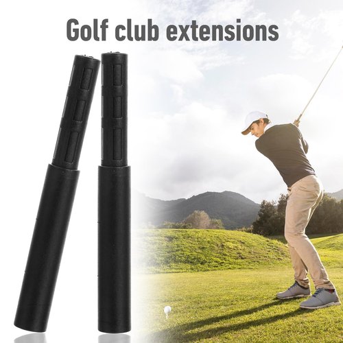 Bremorou 4 Pcs Golf Shaft Extension Golf Club Extension Rod Club Shaft Extensions Stick Extender Extensions for Graphite Shafts for Iron Wood Putter Accessories(Black)