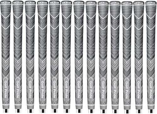 Set of 13 NEW Golf.Pride MCC Plus.4 Grips, Gray, Midsize