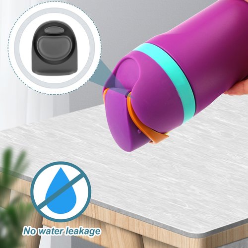 3pcs Bottle O Seal Ring & 3pcs Gasket Replacement Stopper for Owala FreeSip Cap, Silicone Water Bottle Plug Stopper BPA Free Top Lid Mouth Parts Compatible with Owala FreeSip 24oz 32oz (Grey 1)