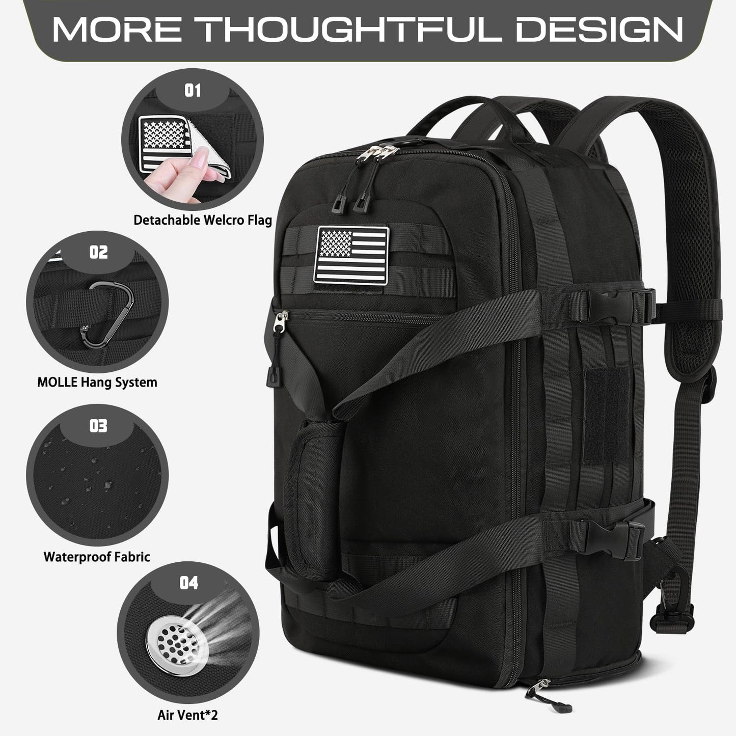 Gym Bags for Men Women, Carry On Luggage 22x14x9 Airline Approved