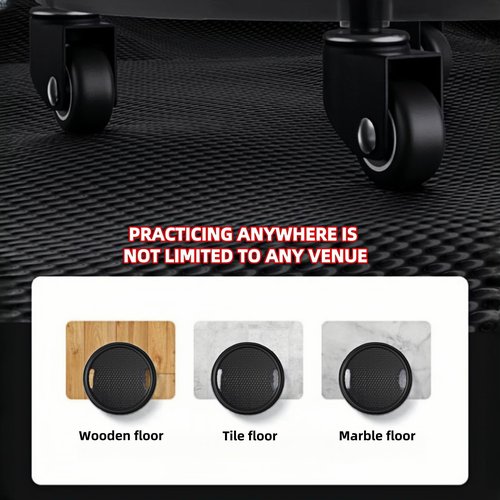 Ab Roller Wheel, Women's Multifunctional Abdominal Wheel Board with Mat,360° Rotating,for Home Gym, Full Body Fat Burning & Abdominal Training - Portable Fitness for Women (Black)