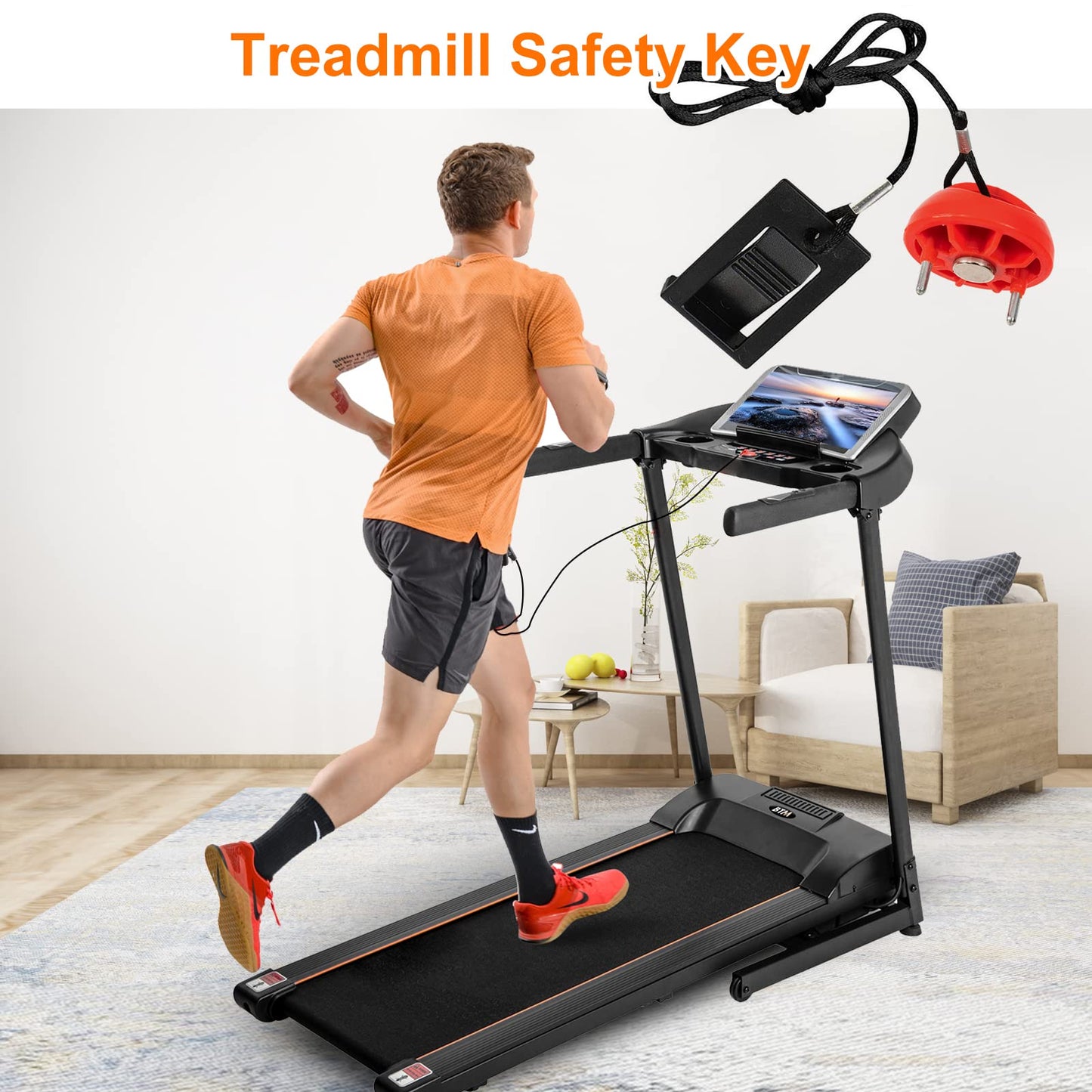 Treadmill Magnet Safety Key Compatible with Most of NordicTrack Proform Image Weslo Epic Golds Gym Freemotion and Healthrider Treadmills, Replacement Treadmill Magnet Security Lock