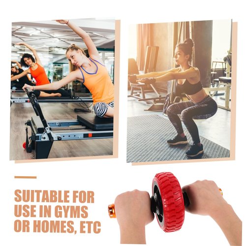POPETPOP Wheel for Core Strengthening Portable Fitness Equipment for Home and Gym Workouts Design Non- Handles for Abdominal Muscle Training