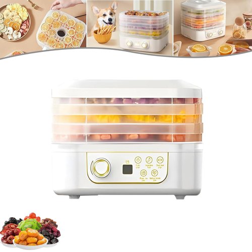 Food Freeze Dryer Machine for Home - Smart Digital Control & Quiet, Food Freeze Dryer for Fruits, Meat, Herbs & Pet Food, dryer for candy Not Dehydrator (Single twist-white)