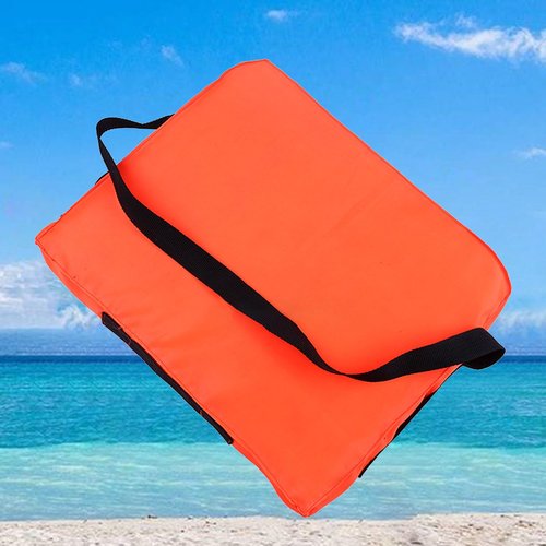 Boat Throwable Flotation Device, 18x14in High Buoyancy Boat Throw Cushion with Strap Water Proof, Throwable Flotation Device for Boating, Swimming & Rescue Boat Throwable Flotation Device (B-1Pcs)