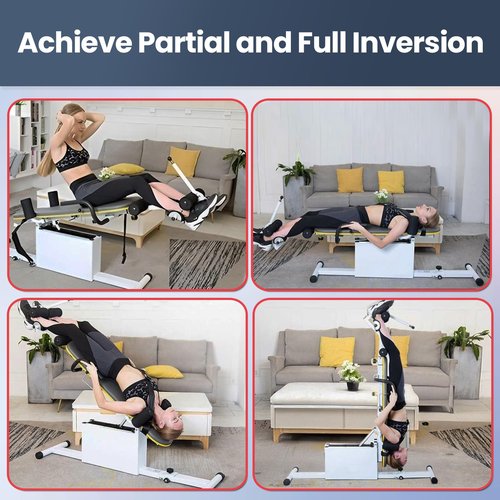 Spine Recline Electric Inversion Table | Clinical Grade Back Pain Relief | Zero-Gravity Therapy | Smart Remote Control | Silent Motor & Safety Lock System