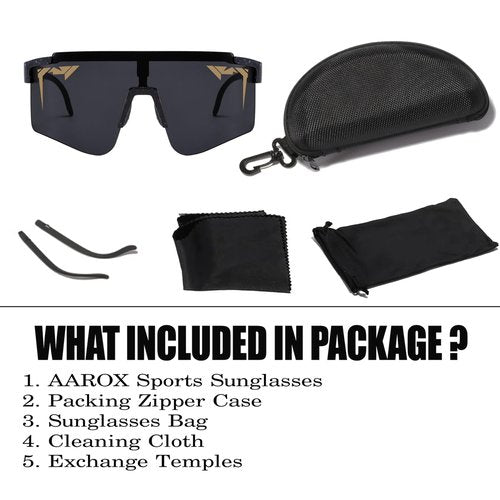AAROX Sports Sunglasses for Men Women,Youth &Kids Baseball Glasses,Cycling Running Vipers Style Sunglasses UV Protection (PA-01)