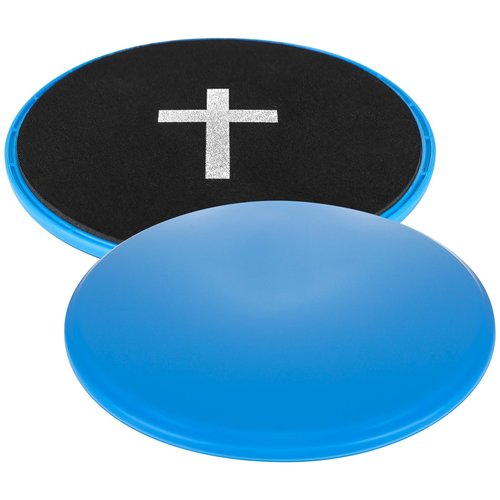 Eyourlife Core Slider Dual-Sided Sliders for Working Out 2-Pack on Hardwood & Carpet Pilates Equipment with Cross Design Portable Fitness Equipment for Abs Yoga Board & Full-Body Training