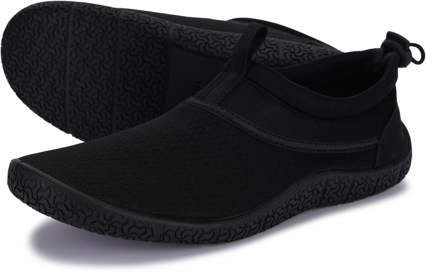 WHITIN Water Shoes for Men Women Quick Dry Aqua Minimalist Barefoot Socks Male Comfy Beach Swim Pool Lake Yoga Sport Kayak Sand Sneaker All Black