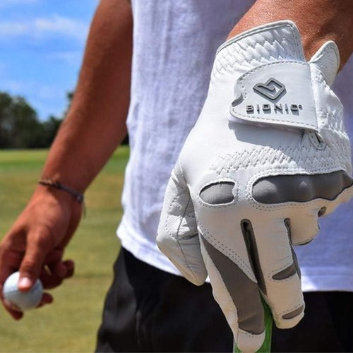 Bionic Men's Performance Grip Pro Premium Leather Golf Glove (Medium/Large, Left)