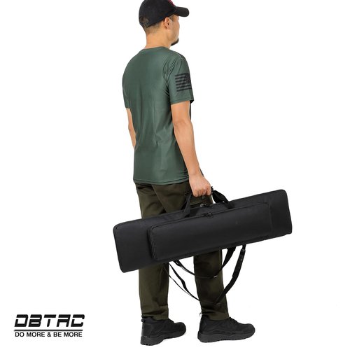 DBTAC Urban Minimalist Basic Low Profile Single Long Rifle Bag Pistol Gun Case for Airsoft Range Shooting Outdoor Hunting | 37", Black