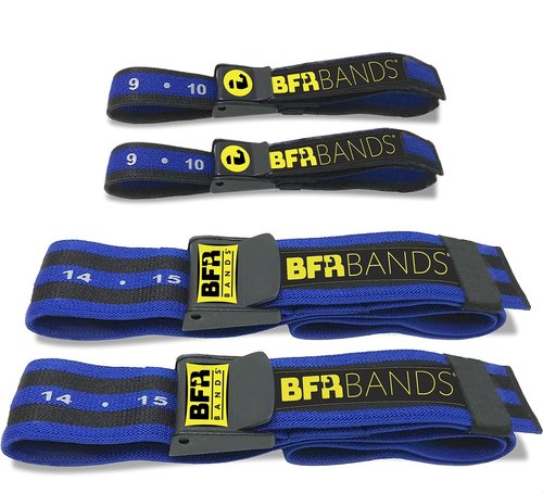 Bands Blood Flow Restriction Bands for Arms Legs & Glutes Extra Wide 2" Straps for Occlusion Training Quick-Release Elastic Strap Ideal for Muscle Growth Without Heavy Weights (4 Set)