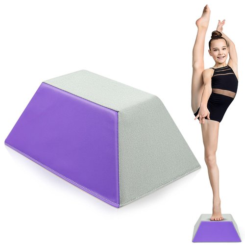 Stunt Stand Cheer Flyer Balance Trainer - Cheerleading Balance Trainer for Flyers, Gymnastics Beam & Core Strength, Non-Slip Design, Purple