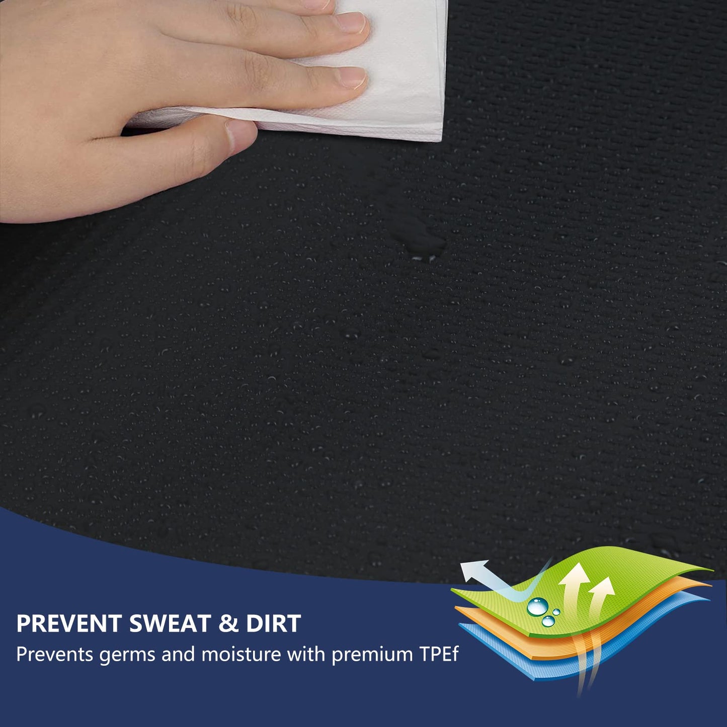 JISHAHS Universal Indoor Rowing Machine Mat- 8.5 x 2.3 FT Exercise Equipment Mat for Concept 2, Nordictrac, Peloton, Sunny, Hydrow, YOSUDA, MERACH etc. Extra Long Non-Slip and Waterproof, Under Rower Floors Protection