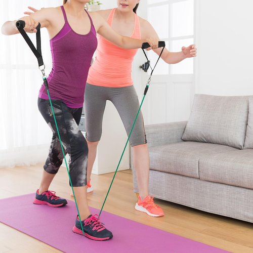 Sumind 16 Pcs Gym Exercise Handles Set Soft Replacement Handle Attachments Fitness Strap Cable Machine Attachment Grips Resistance Bands for Resistance Bands Home Workout Accessories Yoga Gift