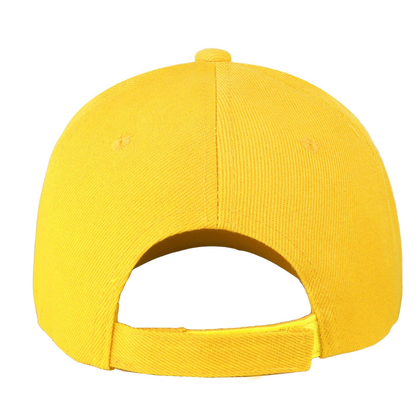 Falari Baseball Cap Adjustable Size for Running Workouts and Outdoor Activities All Seasons (2pk Black & Yellow)
