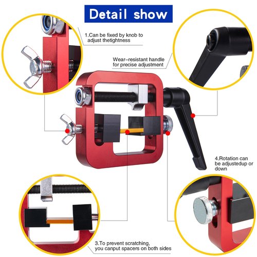 KRYONIX Universal Pistol Sight Pusher Tool for 1911, for Glock 19, 43 and Others - Rear Sight Tool for Glock and 1911 to Improve Shooting Accuracy, Sight Bead Disassembly Tool
