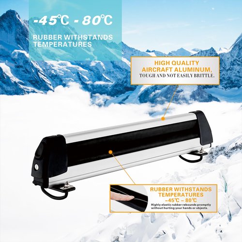 Snowboard roof Rack for Fishing Rods Skis Snowboard Skateboard Kayak Paddles Water Skis & More Rides Quietly Universal Mounting Easy to Use and Locking