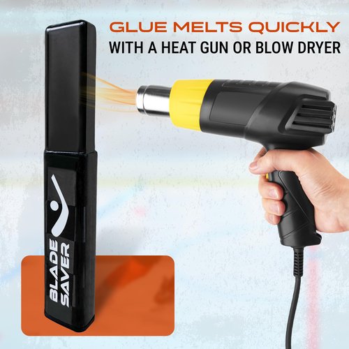 BLADE SAVER Bauer Vapor and Nexus Composite Hockey Stick Extension Senior Carbon Fiber Composite Hockey Stick Plug End Made for Bauer Vapor and Nexus, Senior 4" End Plug