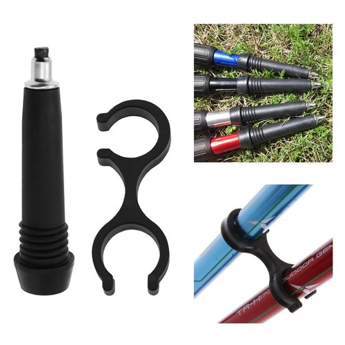yyangz 4pcs Hiking Poles Replacement Tip Protectors for Walking Poles Carabiner Accessories Universal Ski Poles Accessories Tungsten Wear Tips