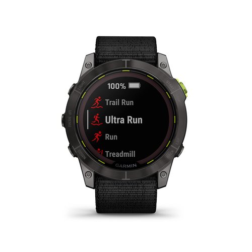 Garmin Enduro™ 2 – Ultraperformance Watch, Long-Lasting GPS Battery Life, Solar Charging, Preloaded Maps (Renewed), Black