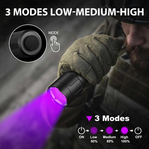 SAOPRKLER Blood Tracking Light Flashlight High Definition Deer Hunting Blood Trail Flashlight for Men's Hunt,Perfect Deer Hunting Gear/Hunt Accessory Lights