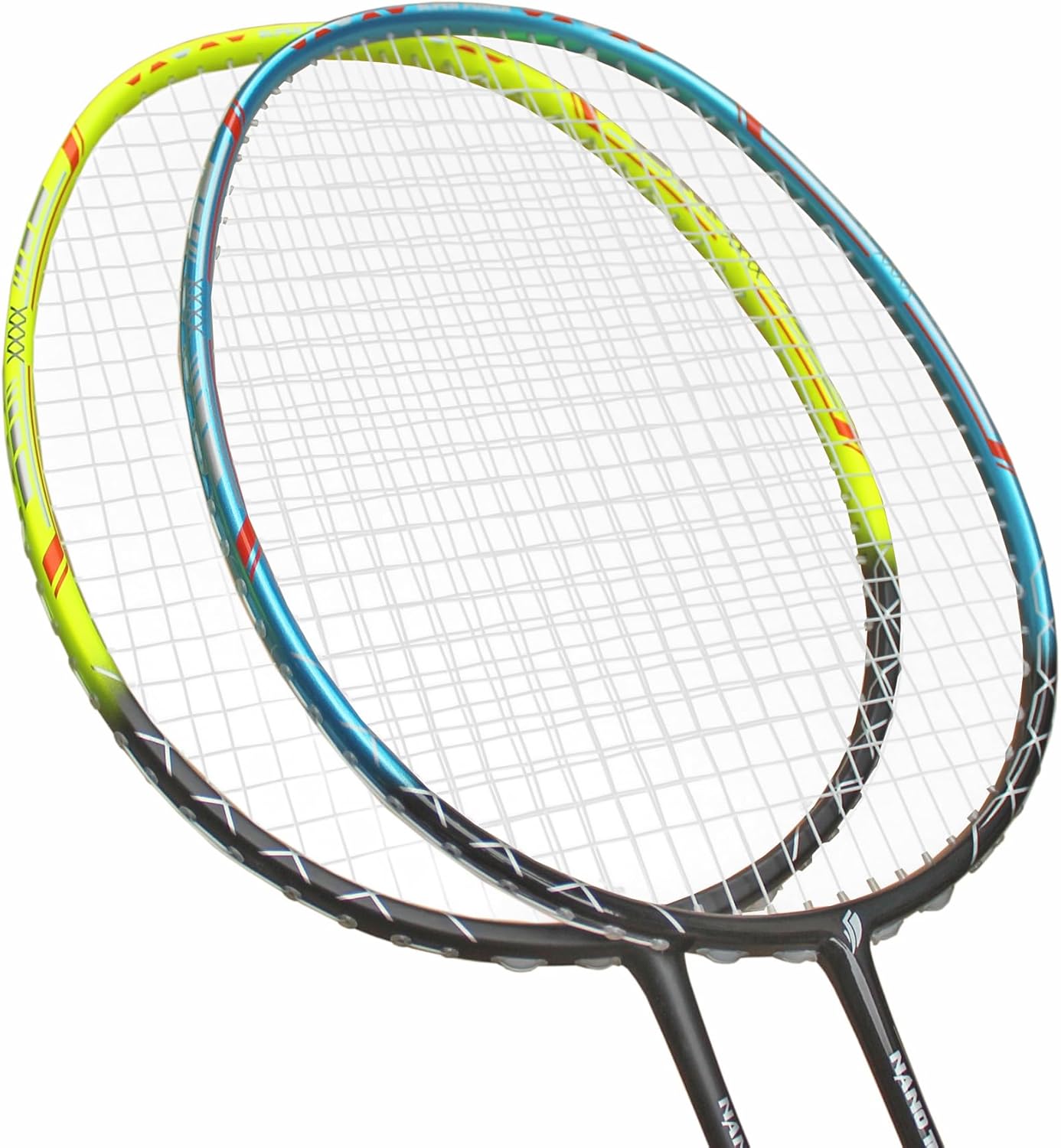 2 Pcs Professional Badminton Rackets Full Carbon Fiber Badminton Racquet