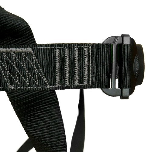 Rock Climbing Harness - Fusion Climb® - (5,000 LBS Rated) Professional Half Body Harness for Mountaineering, Tree Climbing, Ziplining, Rock Climbing, Rappelling- Heavy Duty Half Body Harness