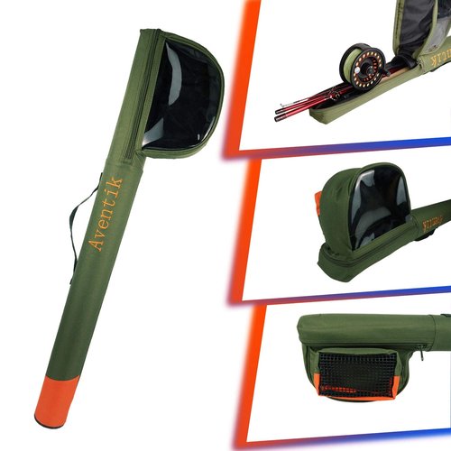 Aventik Extreme Fly Fishing Combo Kit 0/1/2/3/4/5/6 Weight Starter Fly Fishing Rod and Reel Kit Outfit with One Travel Case(9'0'' LW5/6 Fly Rod Kit)
