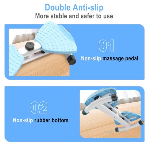 Waist Twister Ab Machine with 300 lbs Weight Capacity Anti-slip twist board Noiseless Home Gym Exercise Equipment for Women Men