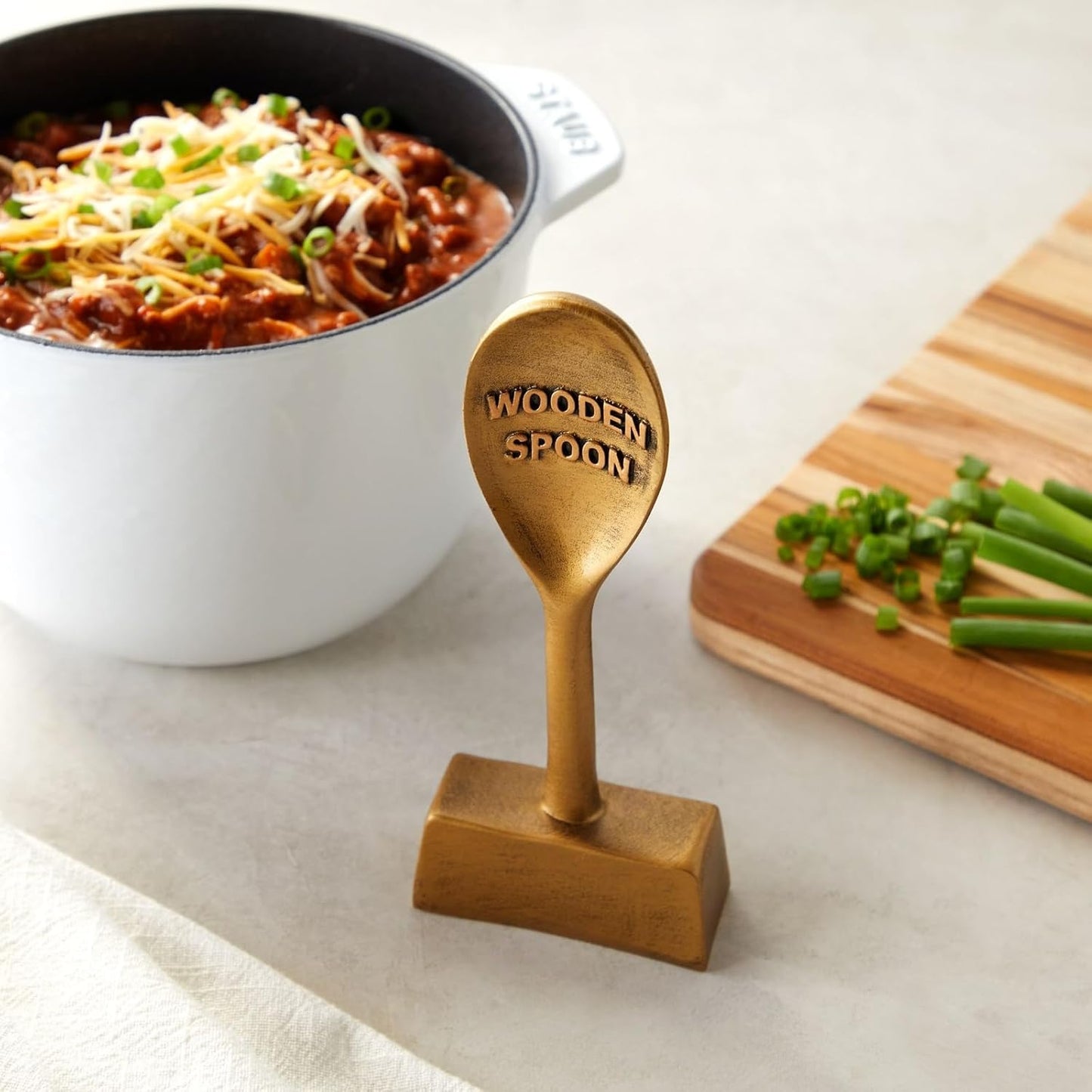 Juvale Golden Spoon Award Cooking Trophy for Chili Cook Off, Baking Contest, Best Cookie, Salsa Competition, & Funny Food Prize (2.5x6.2x1 Inch, Bronze Metal Finish, Small)