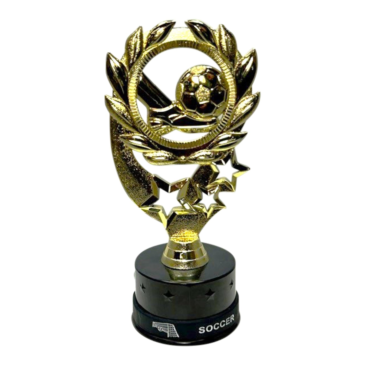 Express Medals 10 Pack of 7 Inch Tall Soccer Trophy Awards Includes Silicone Soccer Wrist Band Awards 10 pk 4106 Boys Girls Trophies Award