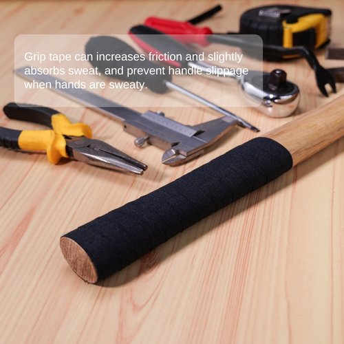 Autrends Grip Tape - Multipurpose Cloth Grip Tape for Pull Up Bars, Barbells, Dumbbells, Sports, Tools, Handles, Bats, Rackets, Yard Tools, Wire Wrap, Knife Grip, 1 Inch x 82 Feet