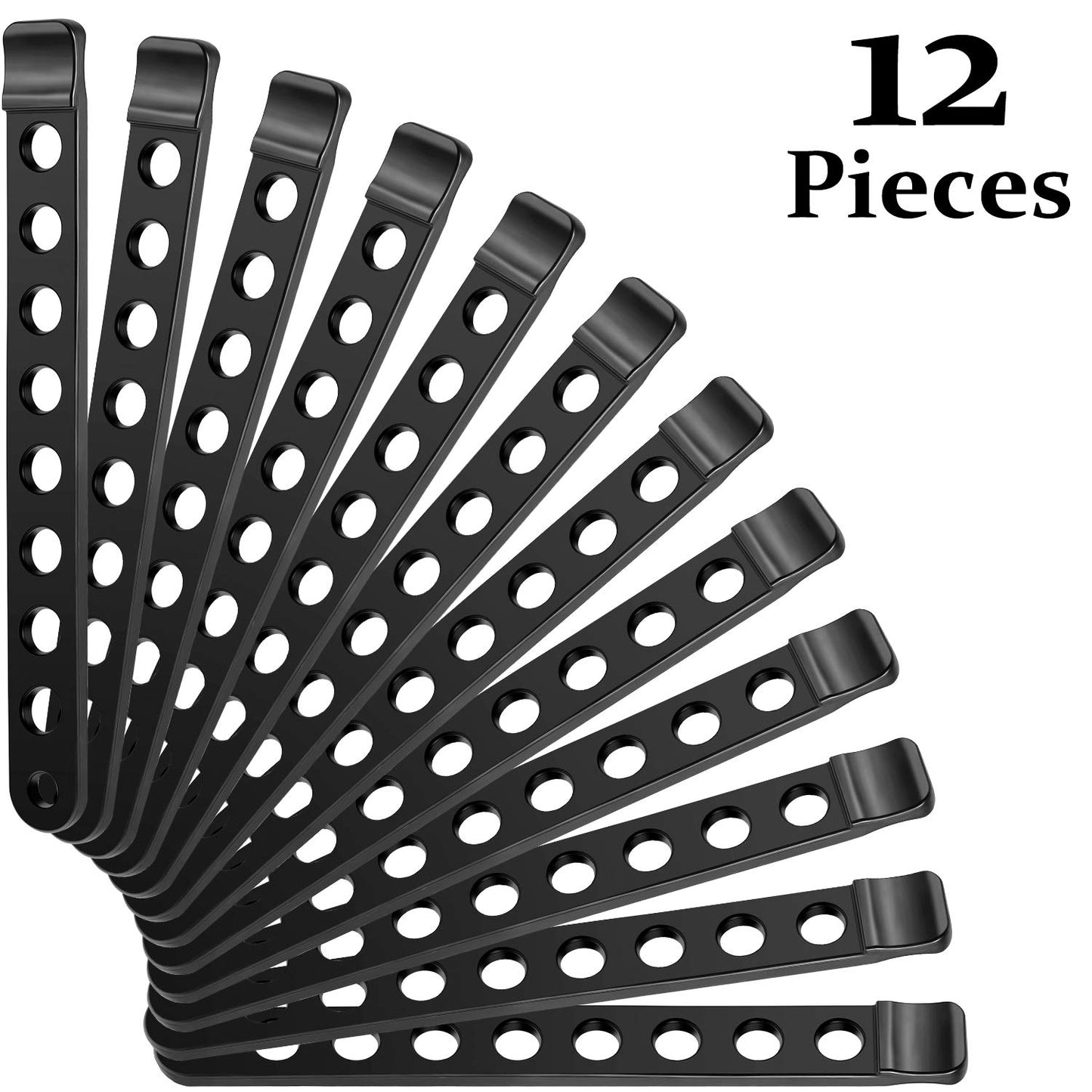 12 Pieces Bike Rack Strap Bike Wheel Stabilizer Straps Bicycle Rack Cradle Replacement Cycling Rubber Chain Compatible with Thule 534
