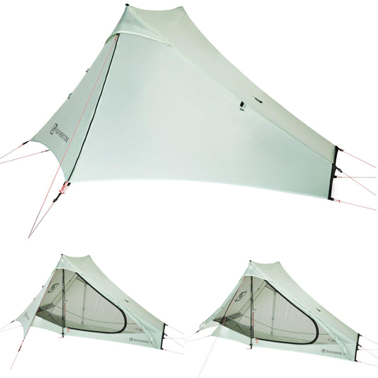 Featherstone Backbone 2 Person Ultralight Tent for Backpacking, Camping, Thru Hiking - Trekking Pole Backpacking Tent - Waterproof, Single-Wall, Durable Shelter - Compact, Light, & Easy to Carry
