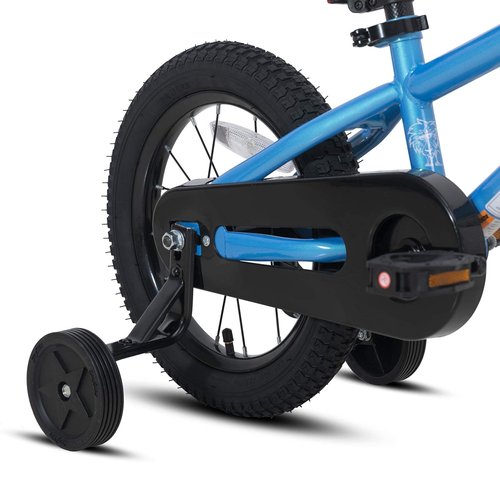 JOYSTAR 14 Inch Kids Bike for 3 4 5 Years Boys Girls Gifts Children Bicycle with Training Wheels Coater Brake BMX Style Blue