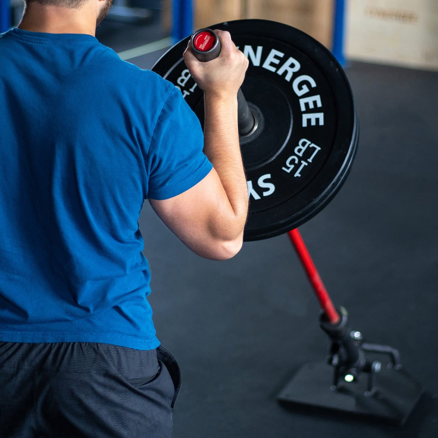 Synergee Landmine T Bar Row – Platform for 1" and 2" Barbells