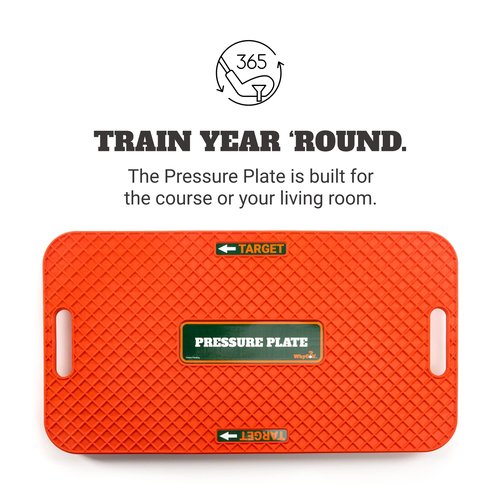 WHYGOLF Swing Trainer Pressure Plate for Improved Golf Game, Weight Shift Balance Board, Golf Teaching & Training Aid for Club Practice Equipment